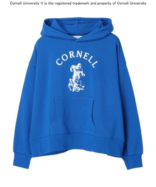 Green Parks(グリーンパークス)の「カレッジロゴプリントフーディー*(パーカー・レディース・グレー/ブルー/ホワイト系その他・FREE)」の3枚目の写真