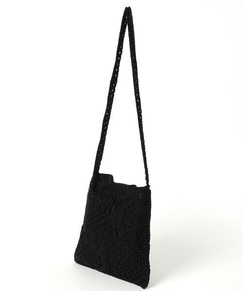 LOWRYS FARM(ローリーズファーム)の「レースショルダーバッグ 260584(ショルダーバッグ・レディース・オフホワイト/ブラック/グリーン・FREE)」の5枚目の写真