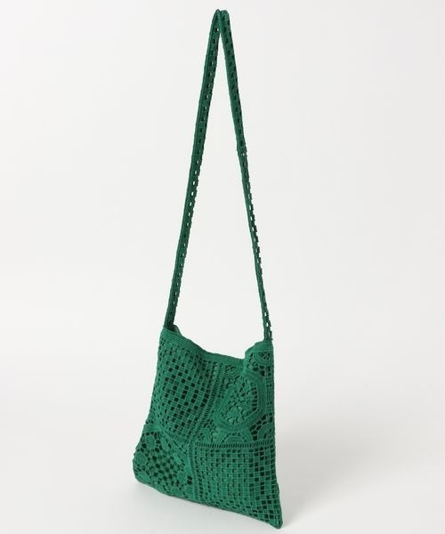 LOWRYS FARM(ローリーズファーム)の「レースショルダーバッグ 260584(ショルダーバッグ・レディース・オフホワイト/ブラック/グリーン・FREE)」の6枚目の写真