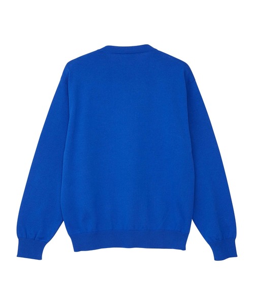 HYSTERIC GLAMOUR(ヒステリックグラマー)の「HYSTERIC WORLD編込 プルオーバー(ニット/セーター・メンズ・オフホワイト/ブルー/ブラック・MEDIUM/LARGE/X-LARGE/SMALL)」の6枚目の写真