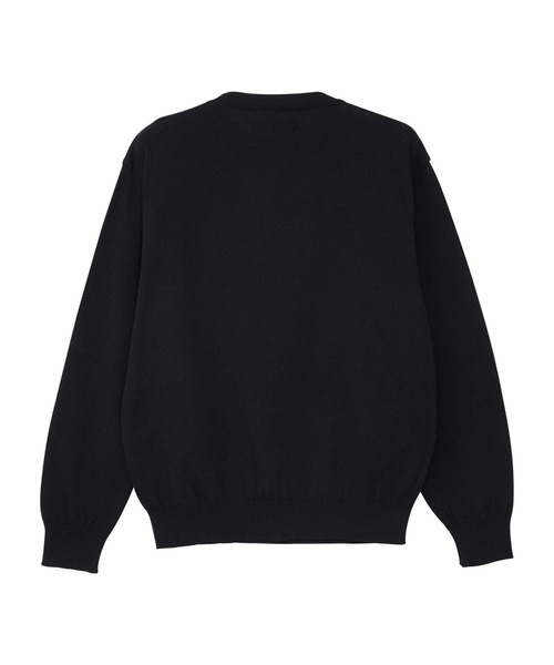 HYSTERIC GLAMOUR(ヒステリックグラマー)の「HYSTERIC WORLD編込 プルオーバー(ニット/セーター・メンズ・オフホワイト/ブルー/ブラック・MEDIUM/LARGE/X-LARGE/SMALL)」の5枚目の写真