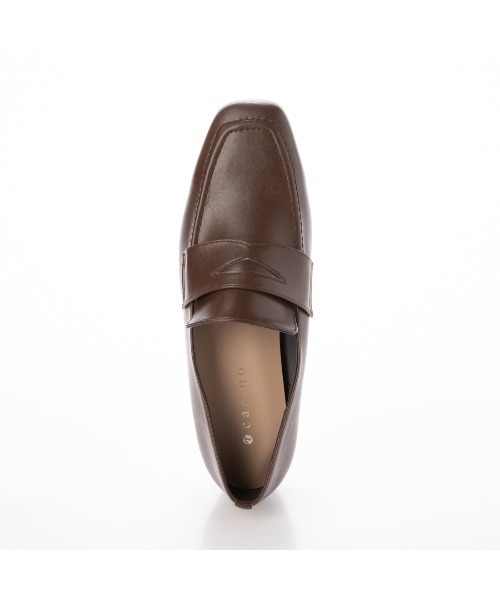 carino（カリーノ）の「【レイン対応】スクエアトゥフラットローファー（ローファー・レディース・シルバー/アイボリー/ブラック/ダークブラウン/ライトグレー・24cm/23cm/23.5cm/22.5cm/24.5cm）」の15枚目の写真
