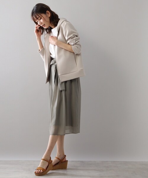 SOUP（スープ）の「◆スクエアウェッジサンダル（サンダル・レディース・キャメル/ブラック・30/40/35）」の10枚目の写真