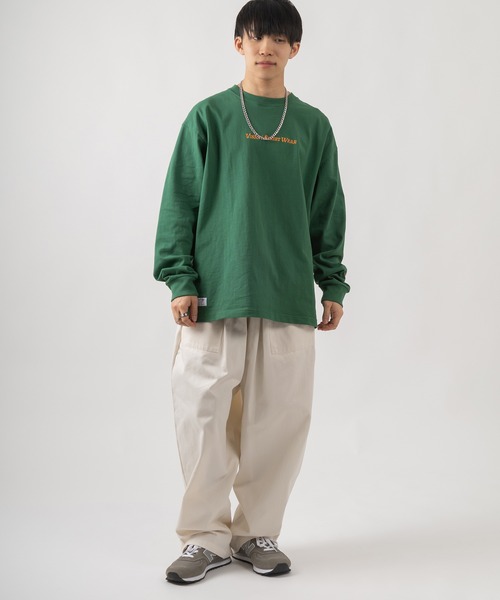 VISION STREET WEAR(ヴィジョンストリートウェア)の「【VISION STREET WEAR/ヴィジョンストリートウェア】スケボー&シューズワッペンロンT/バックデザイン/ビッグシルエット(Tシャツ/カットソー・メンズ・ホワイト/チャコールグレー/アッシュグレー/グリーン・M/L/XL)」の21枚目の写真