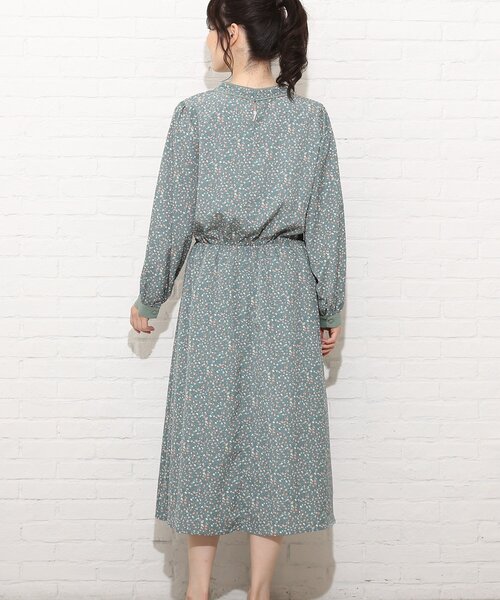 Cutie Blonde（キューティーブロンド）の「◆【S-L】パイピング花柄ワンピース（ワンピース・レディース・ブラック系/グリーン系その他2/ベージュ系・01/02/03）」の18枚目の写真