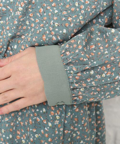 Cutie Blonde（キューティーブロンド）の「◆【S-L】パイピング花柄ワンピース（ワンピース・レディース・ブラック系/グリーン系その他2/ベージュ系・01/02/03）」の20枚目の写真