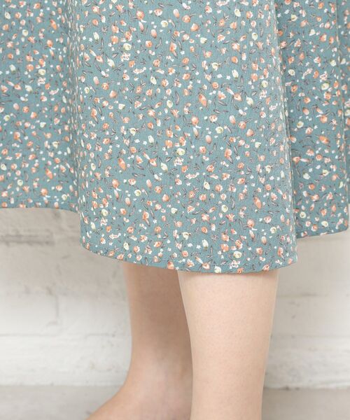 Cutie Blonde（キューティーブロンド）の「◆【S-L】パイピング花柄ワンピース（ワンピース・レディース・ブラック系/グリーン系その他2/ベージュ系・01/02/03）」の22枚目の写真