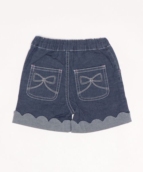 kladskap（クレードスコープ）の「リボンとスカラップショートパンツ（その他パンツ・キッズ・ネイビー・90cm/110cm/100cm/120cm）」の2枚目の写真
