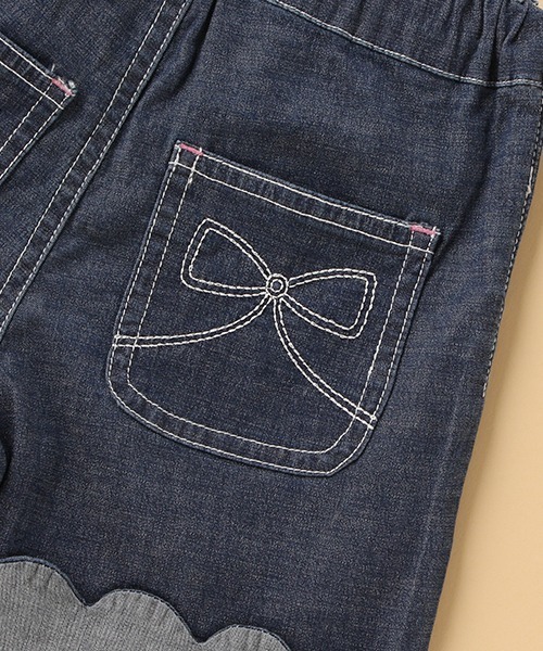 kladskap（クレードスコープ）の「リボンとスカラップショートパンツ（その他パンツ・キッズ・ネイビー・90cm/110cm/100cm/120cm）」の4枚目の写真