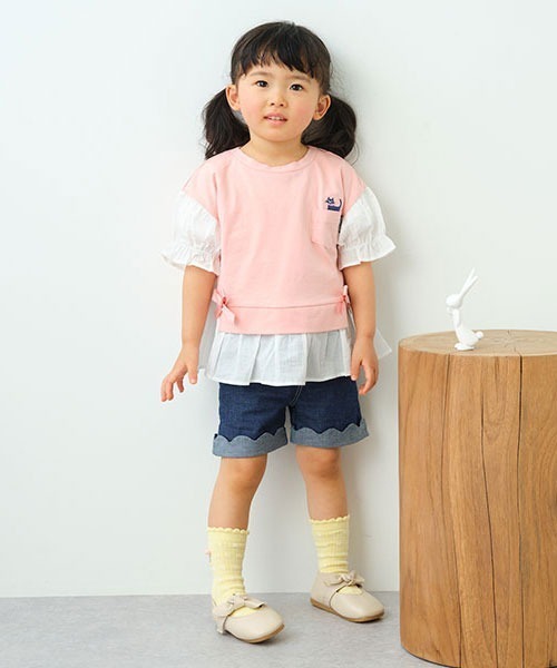 kladskap（クレードスコープ）の「リボンとスカラップショートパンツ（その他パンツ・キッズ・ネイビー・90cm/110cm/100cm/120cm）」の12枚目の写真