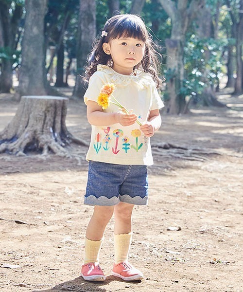 kladskap（クレードスコープ）の「リボンとスカラップショートパンツ（その他パンツ・キッズ・ネイビー・90cm/110cm/100cm/120cm）」の14枚目の写真