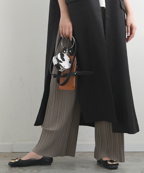 Futier land（フューティアランド）の「2連リングショルダーミニバッグ（ショルダーバッグ・レディース・グリーン/イエロー/ピンク/シルバー/マルチ・FREE）」の12枚目の写真