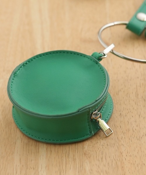 Futier land（フューティアランド）の「2連リングショルダーミニバッグ（ショルダーバッグ・レディース・グリーン/イエロー/ピンク/シルバー/マルチ・FREE）」の18枚目の写真