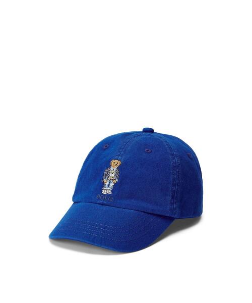 POLO RALPH LAUREN CHILDRENSWEAR(ポロ ラルフ ローレン チルドレンズウェア)の「Polo ベア チノ ボール キャップ(キャップ・キッズ・ブルー・ONE)」の1枚目の写真