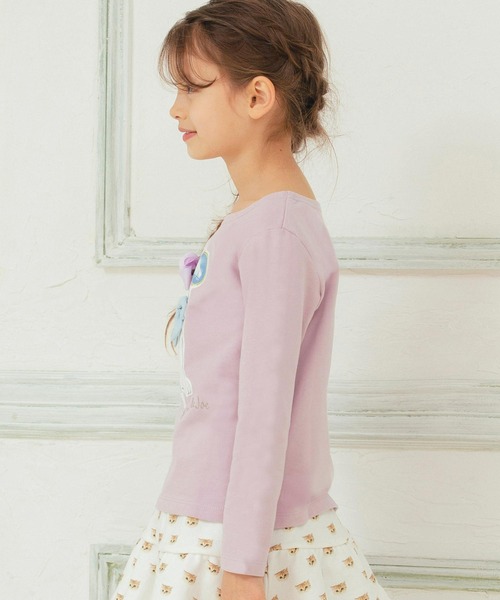 PAUL&JOE(ポールアンドジョー)の「PAUL & JOE(ポール & ジョー) Kids & Junior サングラスキャット長袖Tシャツ(Tシャツ/カットソー・キッズ・ラベンダー/ネイビー/ホワイト・130cm/150cm/120cm/110cm/140cm)」の15枚目の写真