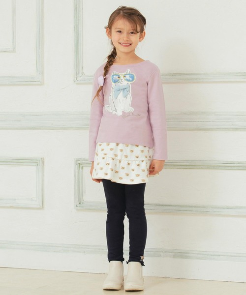 PAUL&JOE(ポールアンドジョー)の「PAUL & JOE(ポール & ジョー) Kids & Junior サングラスキャット長袖Tシャツ(Tシャツ/カットソー・キッズ・ラベンダー/ネイビー/ホワイト・130cm/150cm/120cm/110cm/140cm)」の18枚目の写真