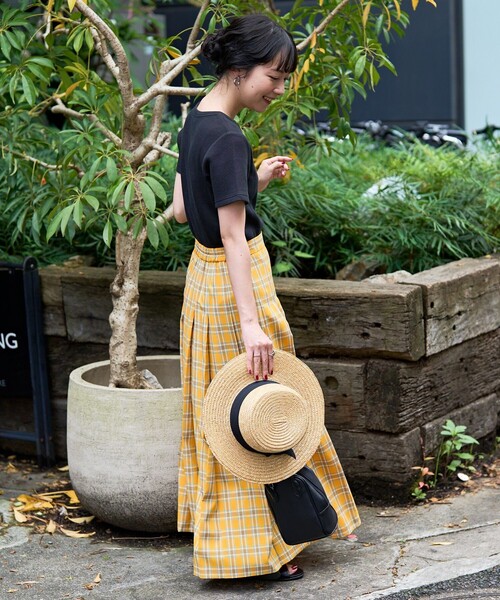 Sacai アシンメトリックプリーツスカート ネオンイエロー　カットソーセット Sacai アシンメトリックプリーツスカート ネオンイエロー カットソー