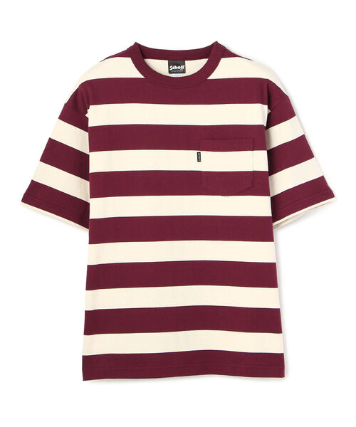 Schott ショット Wide Border Pocket T Shirt ワイドボーダー ポケットtシャツ Tシャツ カットソー Schott ショット のファッション通販 Zozotown