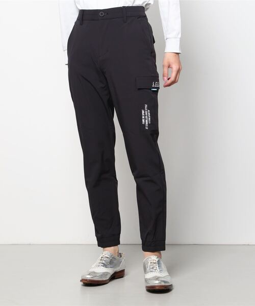 le coq sportif GOLF(ルコックスポルティフゴルフ)の「【RIJOUME】ストレッチジョガーボトムス エコ メンズ ウェア ロングパンツ ボトムス ゴルフ ゴルフウェア リジューム スポーツウェア(スラックス・メンズ・ホワイト/ブラック・LL/M/L)」の5枚目の写真