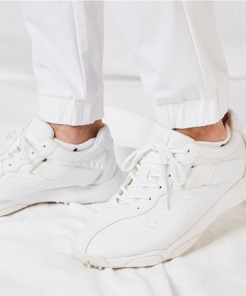le coq sportif GOLF(ルコックスポルティフゴルフ)の「【RIJOUME】ストレッチジョガーボトムス エコ メンズ ウェア ロングパンツ ボトムス ゴルフ ゴルフウェア リジューム スポーツウェア(スラックス・メンズ・ホワイト/ブラック・LL/M/L)」の11枚目の写真