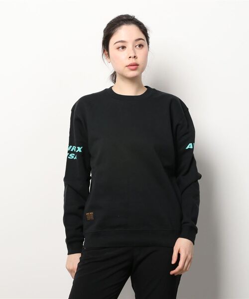 AVIREX（アヴィレックス）の「【WEB&DEPOT限定】オーバー プリント クルーネック スウェット/OVER PRINT LOGO SWEAT（スウェット・レディース・ベージュ/サックスブルー/ブラック・LARGE/MEDIUM/X-LARGE/XX-LARGE）」の20枚目の写真