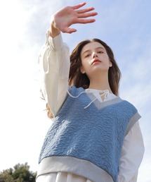 idem | pocopoco sweat vest/キルティングスウェットベスト(ベスト)