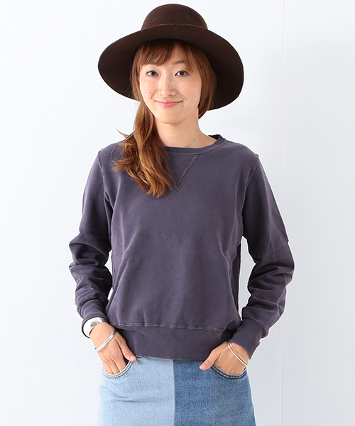 REMI RELIEF(レミレリーフ)の「REMI RELIEF×Ray BEAMS / 別注 スウェットクルー(スウェット・レディース・オフホワイト/グレー/グリーン/ネイビー・ONE SIZE)」の4枚目の写真