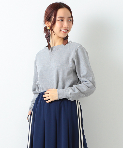 REMI RELIEF(レミレリーフ)の「REMI RELIEF×Ray BEAMS / 別注 スウェットクルー(スウェット・レディース・オフホワイト/グレー/グリーン/ネイビー・ONE SIZE)」の12枚目の写真