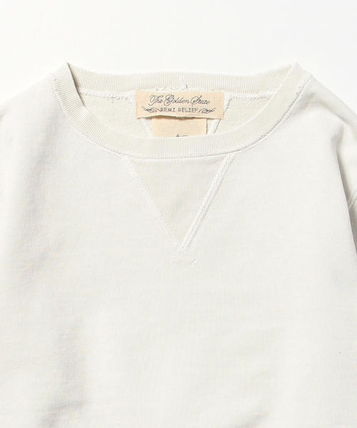 REMI RELIEF(レミレリーフ)の「REMI RELIEF×Ray BEAMS / 別注 スウェットクルー(スウェット・レディース・オフホワイト/グレー/グリーン/ネイビー・ONE SIZE)」の11枚目の写真