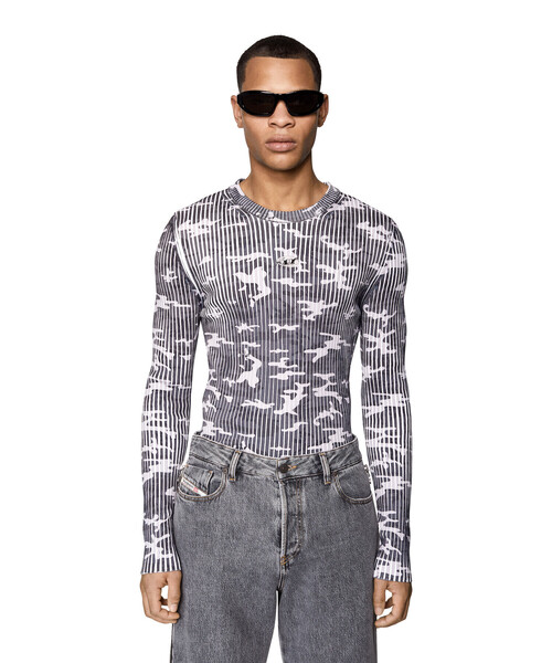 メンズ ニット カモフラージュ ニット セーター Diesel ディーゼル のファッション通販 Zozotown
