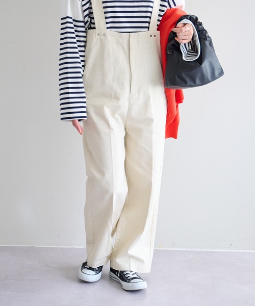 【新品未使用】ツイルサロペット エステルツイルサロペット | Minayo Select