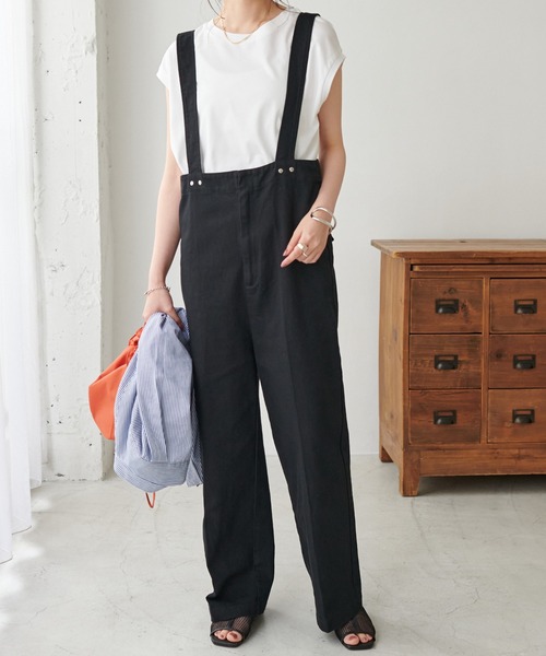 セール】【WEB限定】コットンツイルサロペット（サロペット