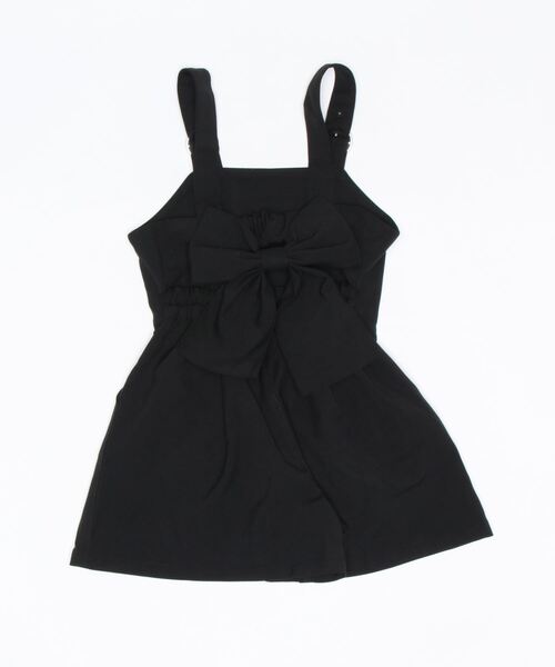 PINKHUNT（ピンクハント）の「PINKHUNT バックりぼんサロペット 6850K（サロペット/オーバーオール・キッズ・ブラック/ブラック系1・120cm/130cm/140cm/150cm/160cm）」の3枚目の写真