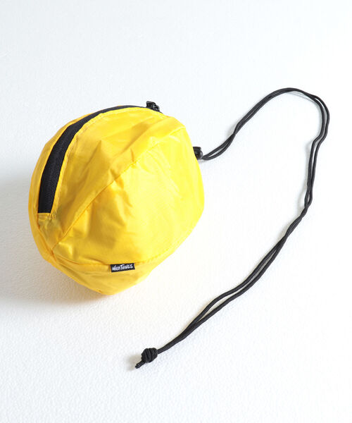 WILD THINGS（ワイルドシングス）の「【WILDTHINGS/ワイルドシングス】ROUND POUCH ラウンドポーチ（ショルダーバッグ・メンズ・ライトグリーン/ブラック/イエロー/グレー・FREE）」の6枚目の写真