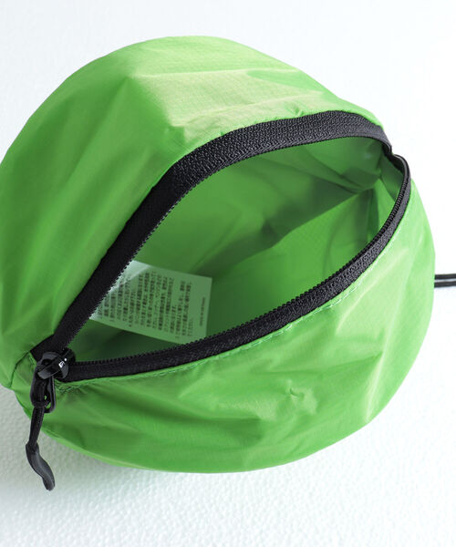 WILD THINGS（ワイルドシングス）の「【WILDTHINGS/ワイルドシングス】ROUND POUCH ラウンドポーチ（ショルダーバッグ・メンズ・ライトグリーン/ブラック/イエロー/グレー・FREE）」の12枚目の写真