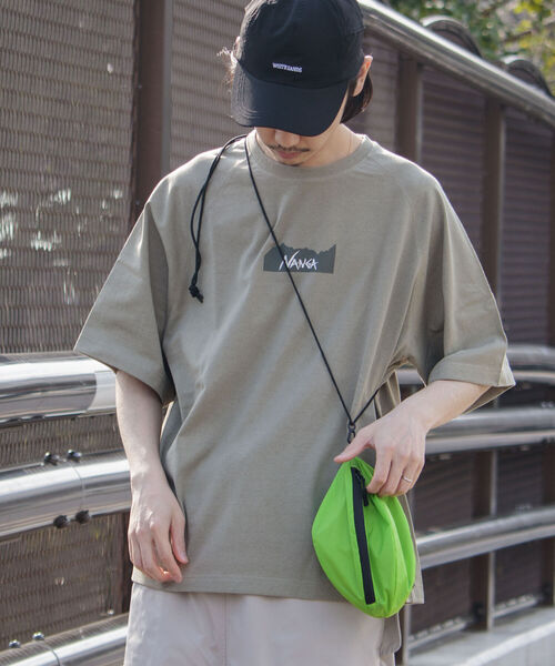 WILD THINGS（ワイルドシングス）の「【WILDTHINGS/ワイルドシングス】ROUND POUCH ラウンドポーチ（ショルダーバッグ・メンズ・ライトグリーン/ブラック/イエロー/グレー・FREE）」の17枚目の写真