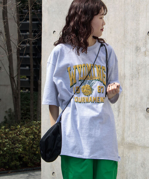 WILD THINGS（ワイルドシングス）の「【WILDTHINGS/ワイルドシングス】ROUND POUCH ラウンドポーチ（ショルダーバッグ・メンズ・ライトグリーン/ブラック/イエロー/グレー・FREE）」の21枚目の写真