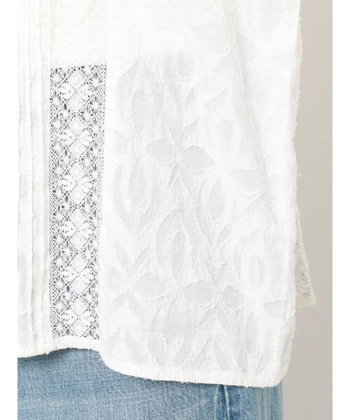 Ungrid（アングリッド）の「コットンジャカードピンタックシャツ（シャツ/ブラウス・レディース・ブラック/オフホワイト・FREE）」の17枚目の写真