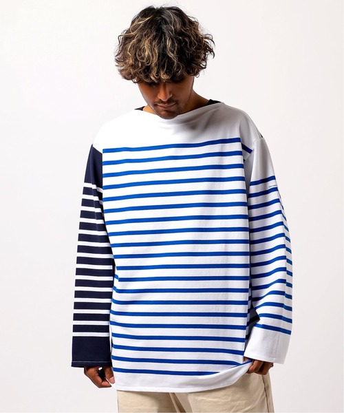 ORCIVAL（オーシバル）の「ORCIVAL / オーシバル(オーチバル)】 HARLEQUIN WIDE BOAT NECK L/S（Tシャツ/カットソー・メンズ・ホワイト系その他/ホワイト・FREE）」の3枚目の写真