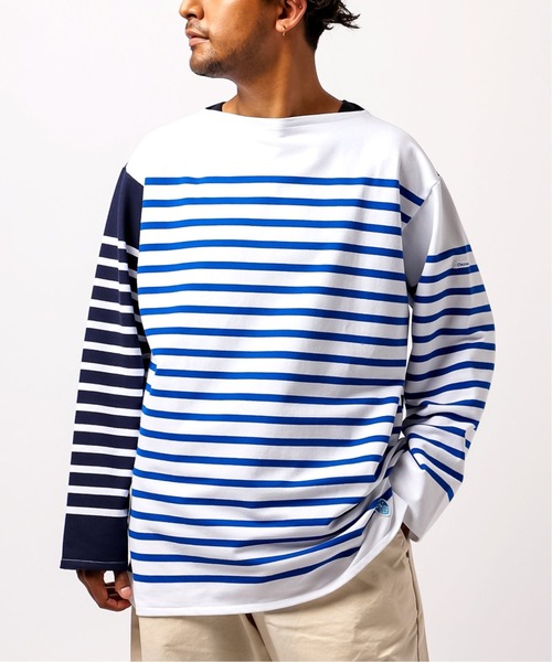ORCIVAL（オーシバル）の「ORCIVAL / オーシバル(オーチバル)】 HARLEQUIN WIDE BOAT NECK L/S（Tシャツ/カットソー・メンズ・ホワイト系その他/ホワイト・FREE）」の9枚目の写真