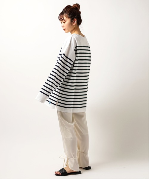 ORCIVAL（オーシバル）の「ORCIVAL / オーシバル(オーチバル)】 HARLEQUIN WIDE BOAT NECK L/S（Tシャツ/カットソー・メンズ・ホワイト系その他/ホワイト・FREE）」の12枚目の写真