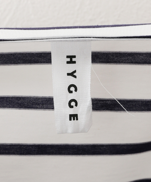 SLOBE IENA(スローブイエナ)の「【HYGGE/ヒュッゲ】ボーダーカットソー(Tシャツ/カットソー・レディース・ブラック/ネイビー/ブルー・FREE)」の19枚目の写真