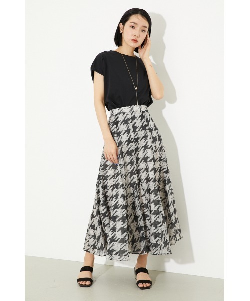 rienda（リエンダ）の「ランダムパネルフレアスカート（スカート・レディース・ブラック/パープル/アイボリー・SMALL/MEDIUM）」の11枚目の写真