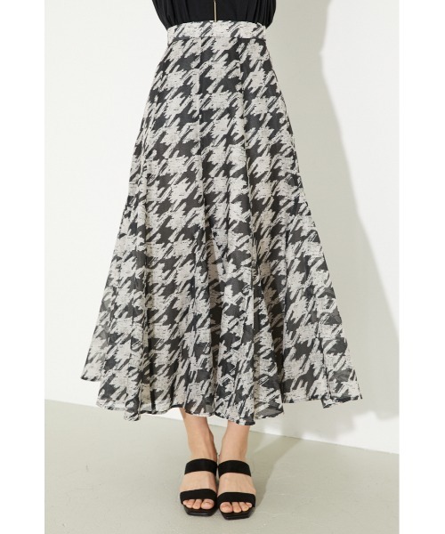 rienda（リエンダ）の「ランダムパネルフレアスカート（スカート・レディース・ブラック/パープル/アイボリー・SMALL/MEDIUM）」の12枚目の写真