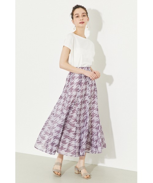 rienda（リエンダ）の「ランダムパネルフレアスカート（スカート・レディース・ブラック/パープル/アイボリー・SMALL/MEDIUM）」の19枚目の写真