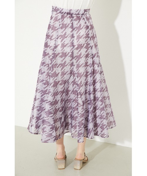 rienda（リエンダ）の「ランダムパネルフレアスカート（スカート・レディース・ブラック/パープル/アイボリー・SMALL/MEDIUM）」の22枚目の写真