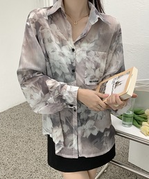 Bifrost | タイダイ柄シアーシャツ(シャツ/ブラウス)