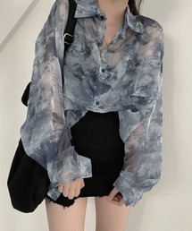 Bifrost | タイダイ柄シアーシャツ(シャツ/ブラウス)