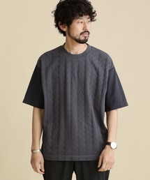 LB.04/ツートン切り替えTシャツ