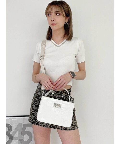 GYDA（ジェイダ）の「レオパードPATTERNカラー スカートライクショートパンツ（スカート・レディース・グレー/ベージュ・SMALL/MEDIUM）」の5枚目の写真